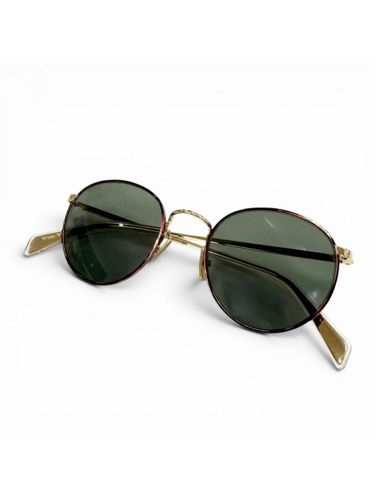 Celine Marble Pattern Boston Eyewear Sunglasses Brown Gold Green main image 11